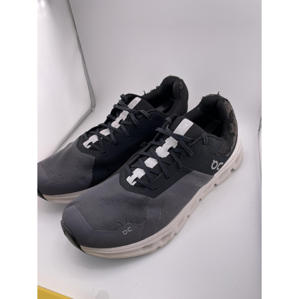 On Running Cloudrift Shoes Mens Size 12.5 Black Gray White Running Walking Gym